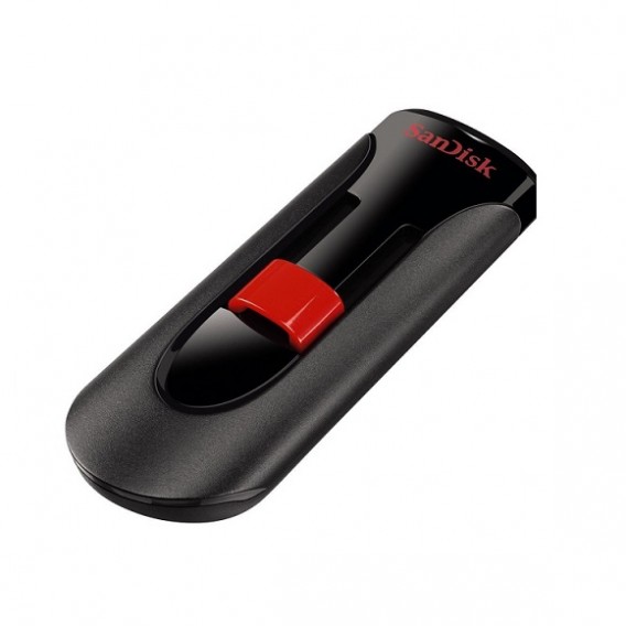 Флэш-диск SanDisk 128GB USB 2.0 CZ60 Cruzer Glide черный