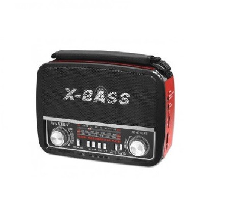 Радиоприемник Waxiba XB-471URT (USB/SD/FM) красный (20х14х8см)