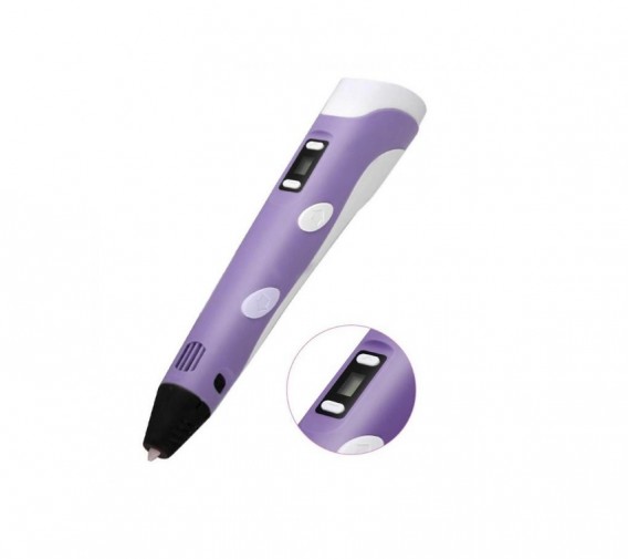 3D ручка фиолетовая (PLA\ABS)