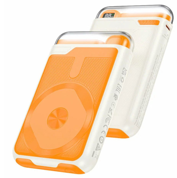Внешний аккумулятор 10000mAh Borofone BJ69 (in - T/out - T) беспр.заряд, мол