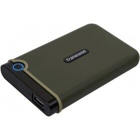 Жесткий диск HDD Transcend 1Тb 2.5'' USB 3.1 М3 серо-зеленый TS1TSJ25M3G