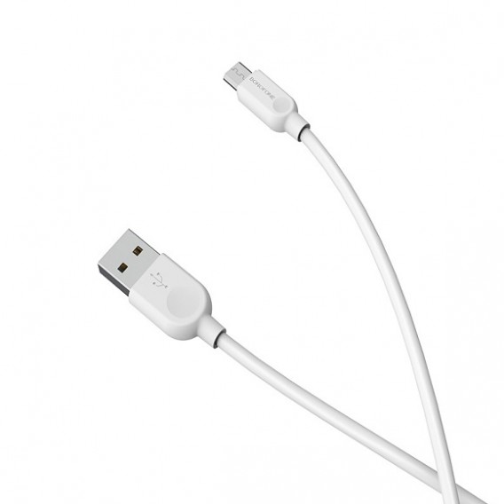 Кабель USB - microUSB Borofone BX14 2м 2,4А ПВХ