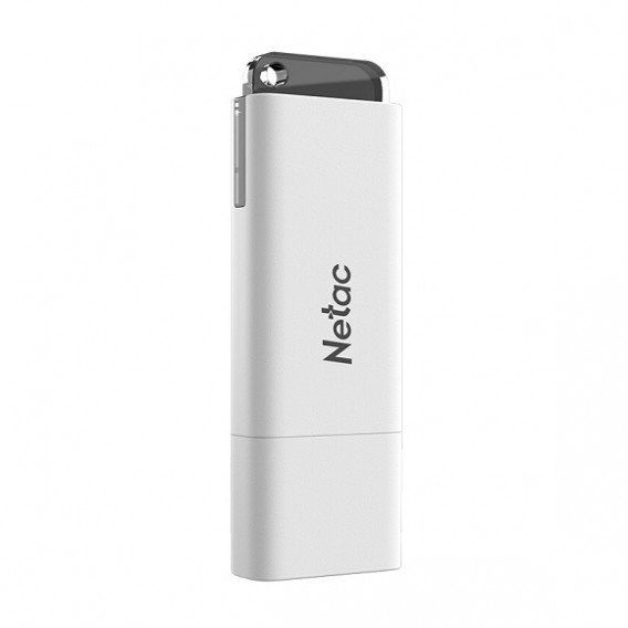 Флэш-диск Netac 16GB USB 2.0 U185 белый с LED-индикатором