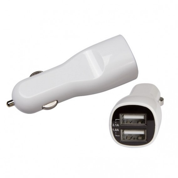 Авто-адаптер 12V->2*USB 1A+2.1A Jazzway iP-3100