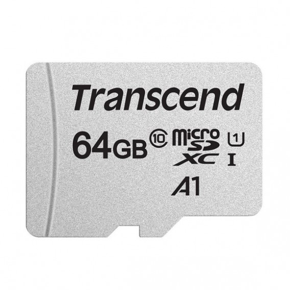 Карта памяти microSDHC Transcend 64GB 300S UHS-1 U1 без адаптера