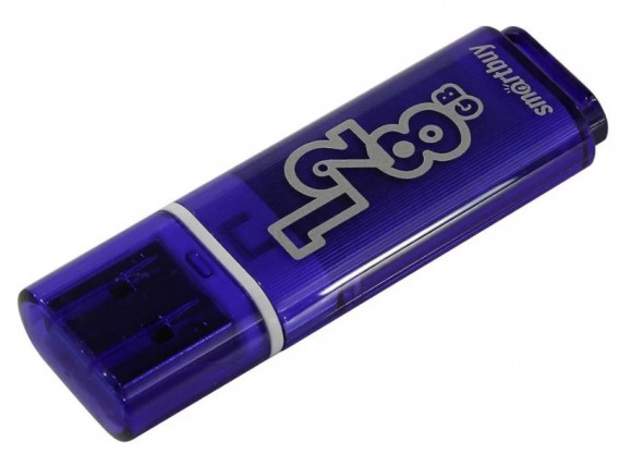 Флэш-диск SmartBuy 128GB USB 3.0/3.1 Glossy синий