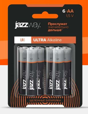 Батарейка Jazzway LR6 Ultra Alkaline BL 6/72/576 промо цена
