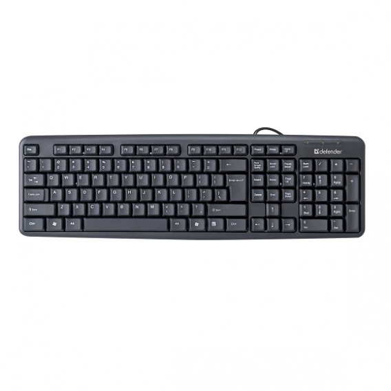 Клавиатура Defender Element HB-520 PS/2, черная 45520
