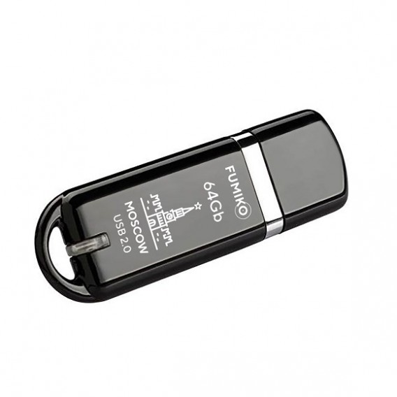 Флэш-диск Fumiko 64GB USB 2.0 Moscow черный