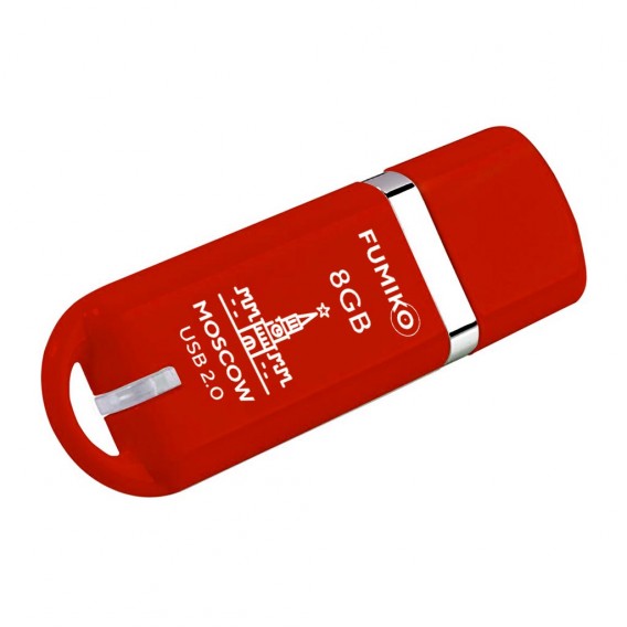 Флэш-диск Fumiko 8GB USB 2.0 Moscow красный