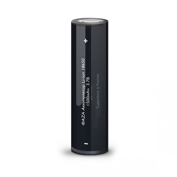 Аккумулятор Li18650 1500mAh 3.7V без защиты Фаzа sh 1/24