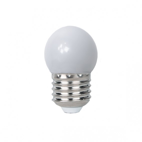 Лампа светодиодная Jazzway PLED-ECO G45 1w E27 3000K (для уличной гирлянды)