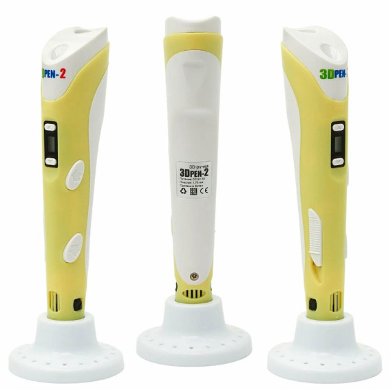 3D ручка PEN-3 желтая (PLA\ABS)