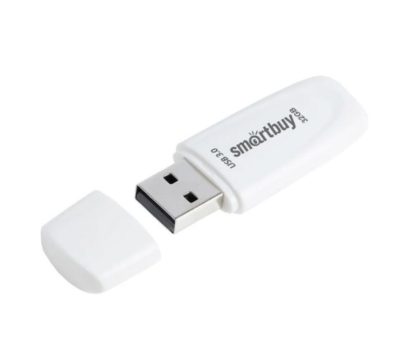 Флэш-диск SmartBuy 32GB USB 3.0/3.1 Scout белый