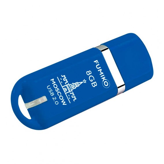 Флэш-диск Fumiko 8GB USB 2.0 Moscow синий