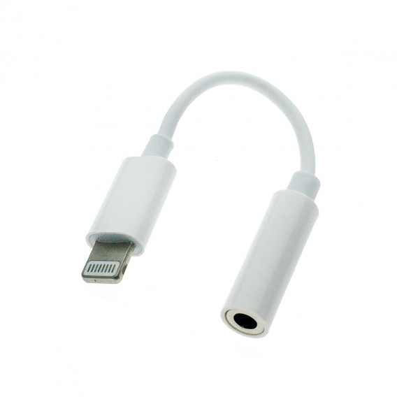 Переходник lightning - 3,5джек (шт/гн) 1:1 L01 (работает без Bluetooth)