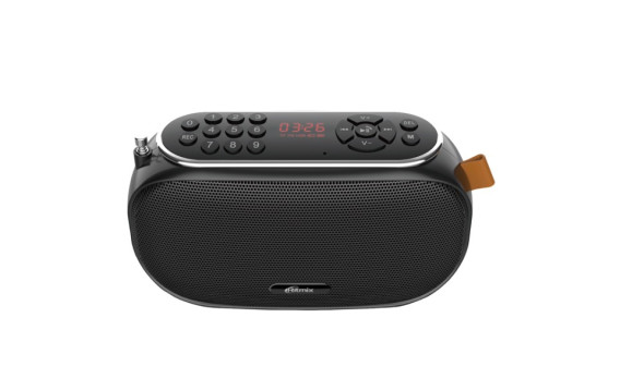 Радиоприемник Ritmix RPR-008 (Fm/BT/USB/microSD/акб.18650) черный (14х5х8см)