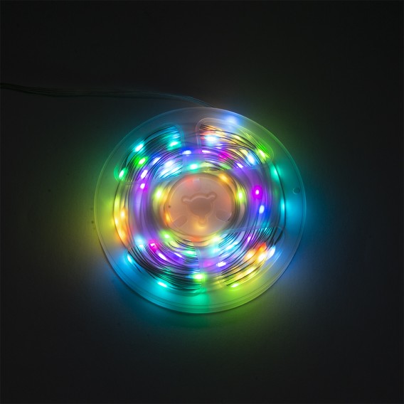 Гирлянда "Нить. Умная" 100LED, RGB, 10м, прилож, контрол, BT, USB, IP65 Funray