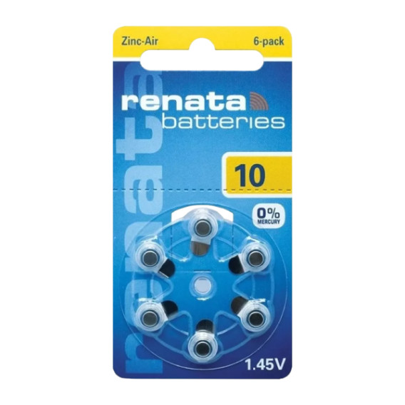 Батарейка Renata ZA10 BL6/60