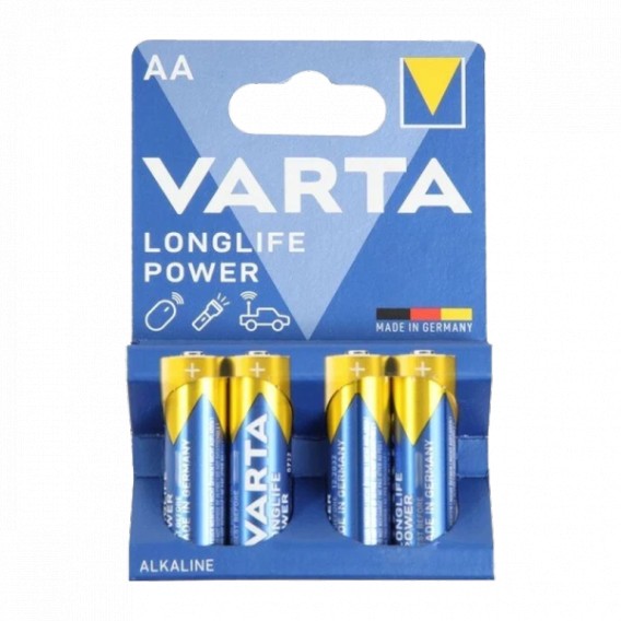 Батарейка Varta LR6 Longlife POWER BL 4/80/400