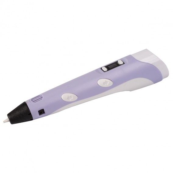 3D ручка Zoomi ZM-053 фиолет. (PLA\ABS) 3 нити, коврик, траф., подстав. в компл.