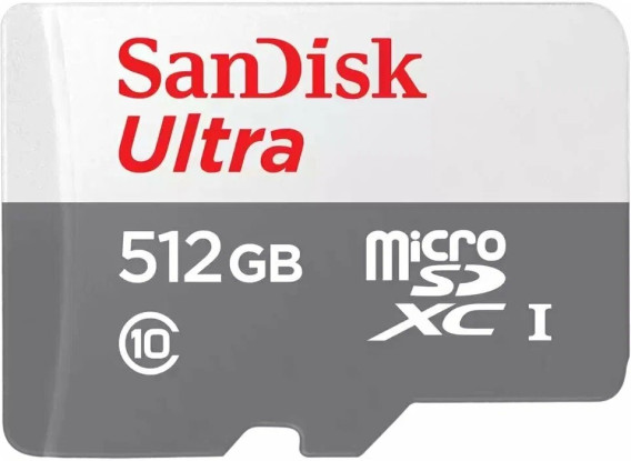 Карта памяти microSDHC SanDisk 512Gb Class 10 UHS-1 (100Mb/s) б/адаптера