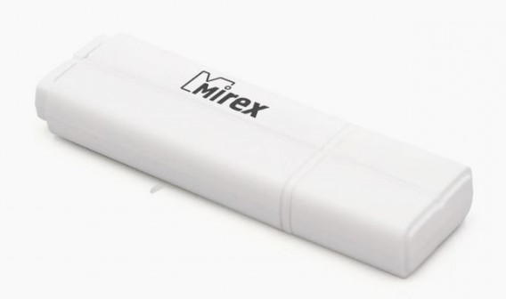 Флэш-диск Mirex 8Gb USB 2.0 LINE белый