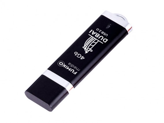 Флэш-диск Fumiko 4GB USB 2.0 Dubai черный