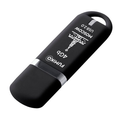 Флэш-диск Fumiko 4GB USB 2.0 Moscow черный