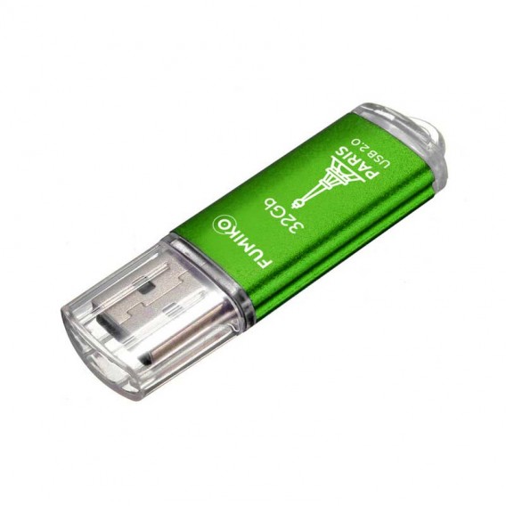 Флэш-диск Fumiko 32GB USB 2.0 Paris зеленый