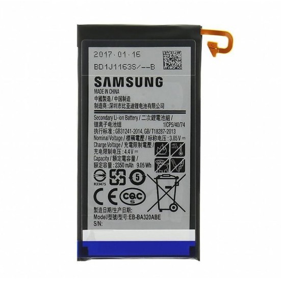 Аккумулятор для Samsung А3 2017 Original (2350mAh) (73660)