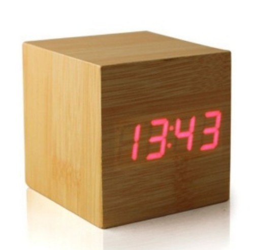 Часы настольные VST-869-1 крас.цифры, кор.корпус (дата, будильник,3*ААА)