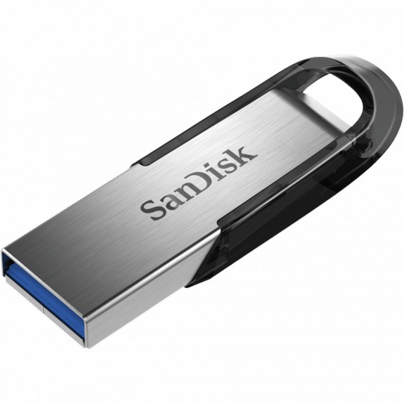 Флэш-диск SanDisk 64GB USB 3.0 CZ73 Ultra Flair металл черный