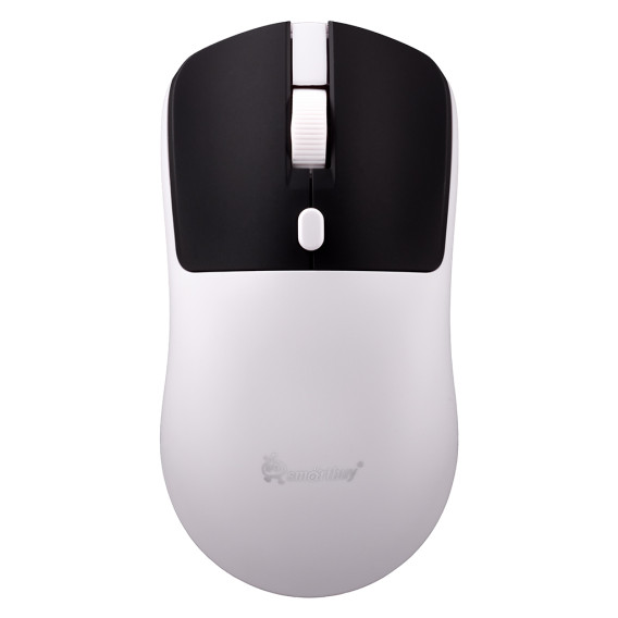 Мышь беспроводная SmartBuy SBM355AGW бело-черная, БЕЗЗВУЧНАЯ (2ААА не в комп.)