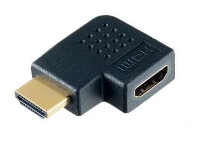 Переходник HDMI - HDMI (шт/гн) угловой горизонтальный Perfeo A7011
