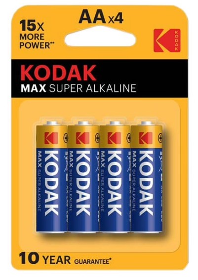 Батарейка Kodak LR6 Max BL 4/80/400