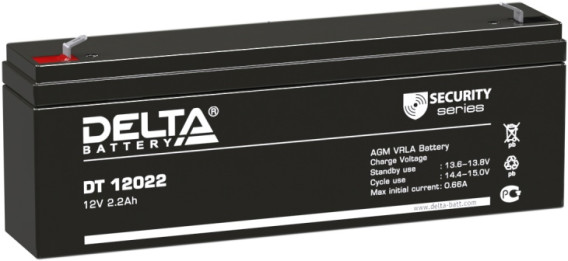 Аккумулятор для бесперебойника Delta (12V  2,2Ah) DT 12022