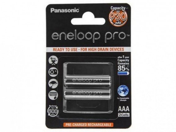 Аккумулятор Panasonic Eneloop Pro R03 930mAh Ni-Mh BL 2/20 предзаряженный