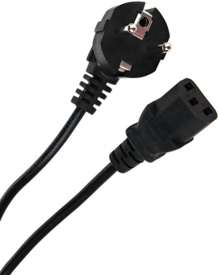Шнур компьютер - розетка 1,8м EU 220V (угловой) Aopen ACE021-1.8M