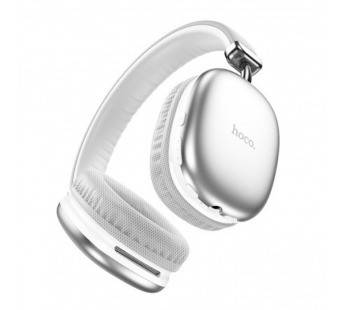 Гарнитура Bluetooth Hoco W35 (полноразм., microSD, 400mAh, 40h) серебро