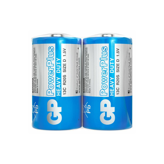 Батарейка GP R20 PowerPlus sh 2/20/200