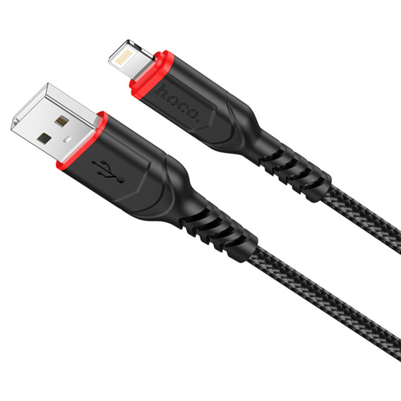 Кабель USB - lightning Hoco X59 1м 2,4А ткань