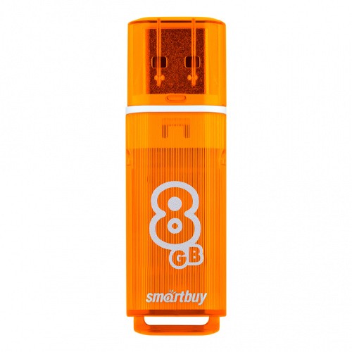 Флэш-диск SmartBuy 8GB USB 2.0 Glossy оранж