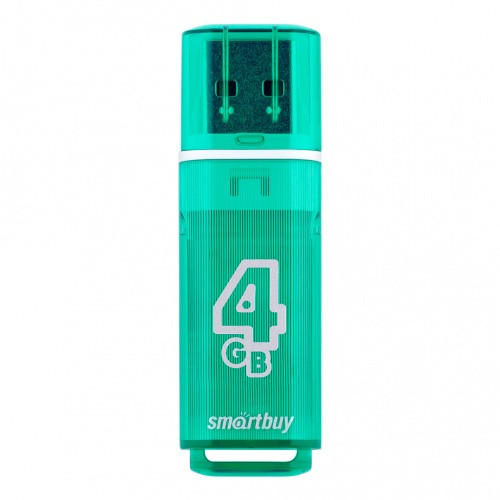 Флэш-диск SmartBuy 4GB USB 2.0 Glossy зеленый