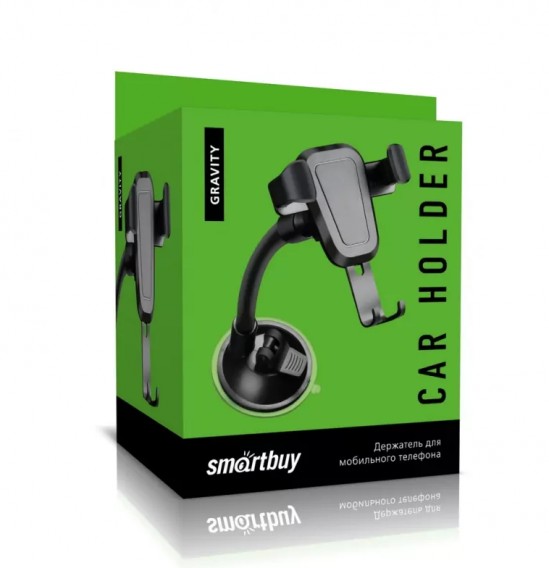 Автомоб. держатель Smartbuy Gravity (до 6,8") на прис., гиб. ножка SBCH-5000