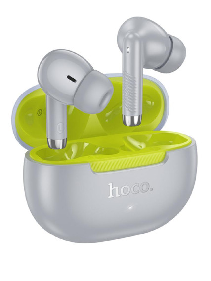 Гарнитура Bluetooth Hoco EQ24 TWS (вакуумные наушники) серая