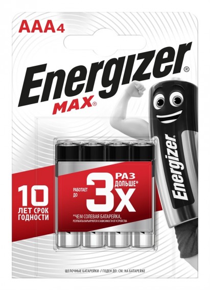 Батарейка Energizer LR03 Max BL 4/48