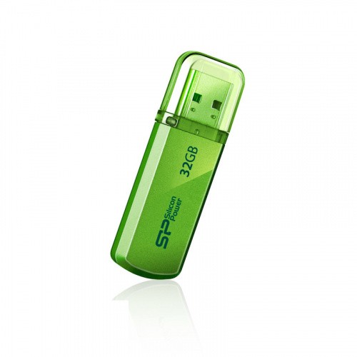 Флэш-диск Silicon Power 32GB USB 2.0 Helios 101 зеленый