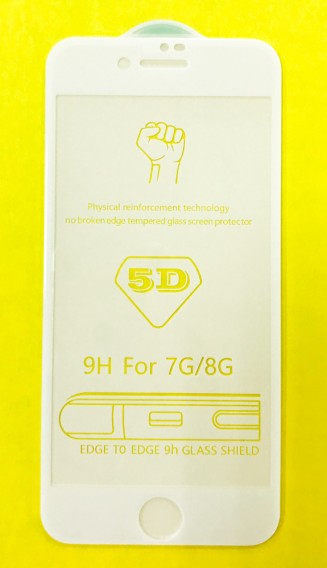 Защитное стекло 3D для iPhone 7/8/SE2020 белое (102978)