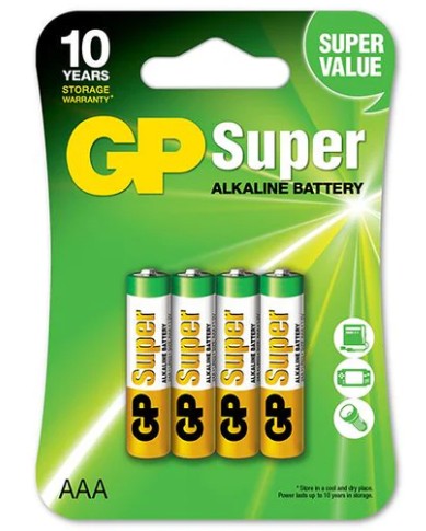 Батарейка GP LR03 Super BL 4/40/160/320